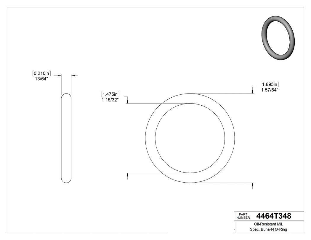 Technical drawing - 4464T348